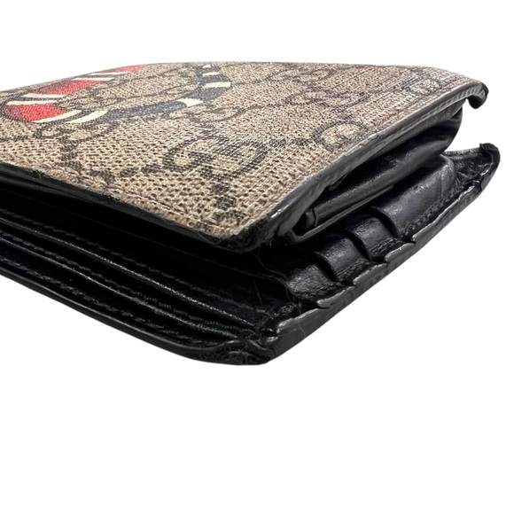 Gucci Monogram King Snake Bifold Wallet - Picture 9 of 10